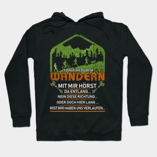 fun design for hiking Hoodie